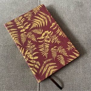 Fern print bound notebook